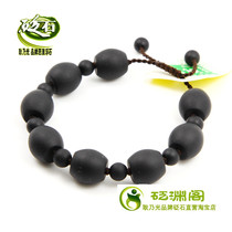Geng Nai Guang brand 3A Sibin pumice stone bucket bead bracelet female barrel bracelet health bracelet 8 barrel beads