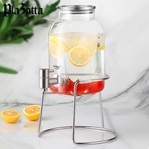 Germany Germany plazotta large capacity glass cold kettle household juice cold kettle with faucet juice bucket