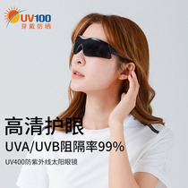 UV100 sunglasses Summer men 2021 new cycling sports anti ultraviolet sports sunglasses 21413
