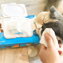 Peggy Kitten Thick Pet Wipes 80 Pumping Cat Dogs Clean Deodorant Pets Wipes