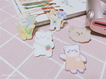 (Nitao c266) full 9 9 Ins jelly acrylic decorative pin cat baby bear baby pendant