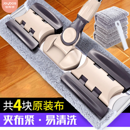 Canon's hand sloth flat mop Home One tug free hand washing dry and wet Wood wood floor mop Mopping Deviner Net
