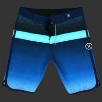 Mens Fitness Race Knee-Length Beach Pants Loose Five Points Pants Quick Dry Mid Pants Blue Summer Surf Shorts Sport
