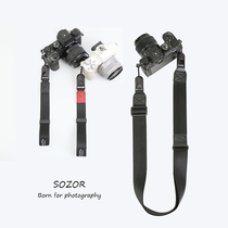Camera Quick Detached Shoulder Strap Wristband Applicable Fuji XS20 Canon R10 R50 Nylon Harness Cord Anti-Loss Decompression