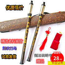 Bawu Zizhu carved dragon vertical blow Bawu GFCA b-down tone learning portable professional ancient style detachable musical instrument flute