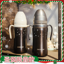 Korea GROSMIMI GROSMIMI Thermos cup Baby straw cup Baby Thermos cup Christmas limited edition