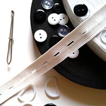 Pregnant women Buttonhole elastic elastic band Adjustable pants Pants elastic rope Childrens thickened elastic band Telescopic belt