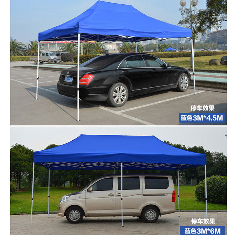 Car parking shed stall folding telescopic mobile poncho tent push pull rain shed awning home