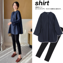 Pregnant woman t-shirt long sleeve suit Fashion style spring shirt Career Spring and Autumn Pregnancy Woman Dress Summer Dress Underspring Clothing