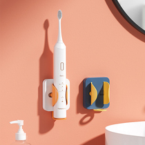 Gravity-sensing electric toothbrush hanger-free storage rack wall-mounted toilet storage bracket