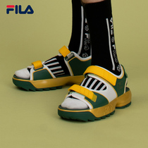 FILA Fila official mens sandals 2021 summer new colorful beach shoes casual shoes trend velcro