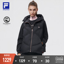 FILA ATHLETICS Fiele official womens down vest 2021 Winter new solid color casual vest