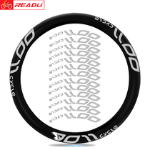 Road car 0011 cycle wheel set sticker road bike ring carbon ring color change sticker waterproof decoration