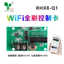 Ruihexin RHX-Q1 Q2 Q4 door head color LED display control card full color door lintel screen walk word indoor and outdoor