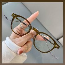 GM anti-blue light anti-radiation myopia can be equipped with power glasses frame men and women ultra-light flat light little red book tide eddy same style