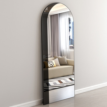 Dressing mirror floor-to-ceiling household full-length mirror ins Wind Net red bedroom wall fitting mirror Nordic clothing store big mirror