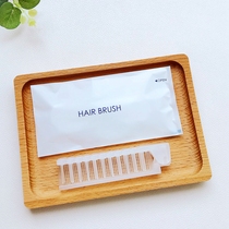 100 Japan Hotel Rooms Inns Travel Disposables Convenient Plastic Folding Combs Wide Teeth Thickened