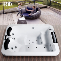 Kokang double bath home adult toilet smart couple bath tub Jacuzzi constant temperature heating