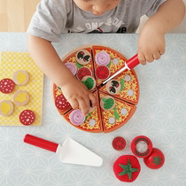 Export German childrens wooden simulation Pizza party toy set delicious pairings Chile Pizza to a slice