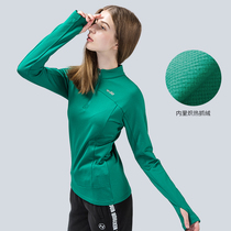 Nafu outdoor plug sports tops female fitness suit morning running spring and autumn running running long sleeve dry T-shirt