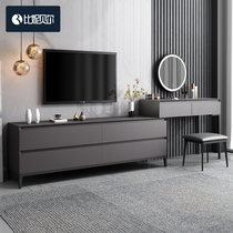 Binibel minimalist bedroom dresser storage cabinet One-piece TV cabinet combination Simple modern telescopic makeup table