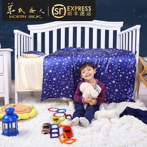Fahrenheit silkworm baby baby child bedding set winter thickened warm multi-piece set can be customized set