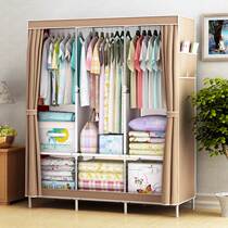 Clothing wardrobe to collect dust-proof bedroom clothes rack Capsule rack Simple modern fashion hanger rack
