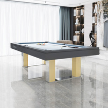 HiboyCue Home Multifunction Engraving Table Home Modern Nine-Ball Villa Two-in-one Billiard Table