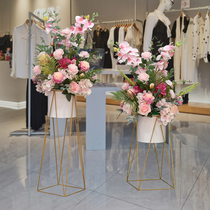 Nordic Floor Pendulum UPSCALE LIVING ROOM FAKE FLOWER BOUQUET SHOP WINDOW MALL SHOP OPENING DECORATED FLOWER CAR EXHIBITION GREET BINT FLOWERS