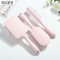 Household curly hair comb men and women air cushion airbag massage comb ribs cute inner buckle shape Net red cylinder roll comb