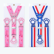 20mm for men and women children and children children students performance three or four clips suspenders pants pants anti-drop pants