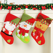 Christmas decorations Christmas stockings Old Man snowman deer Christmas socks candy bags gift bags Christmas tree decoration pendant socks
