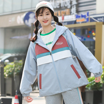 Japanese girl baseball jacket spring and autumn Korean version of loose academic style junior high school students high school girls spring jacket