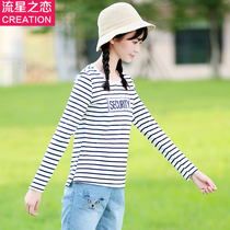 Girl Korean slim long sleeve T-shirt 2020 spring and autumn base shirt new junior high school students autumn coat