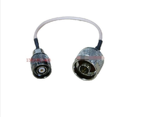 TNC inner screw to N male RF jumper N-J TNC-JK counter pole RG316 walkie talkie high frequency feeder