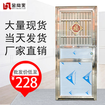 Factory direct 304 stainless steel simple door rental house balcony room toilet access door warehouse stainless steel door