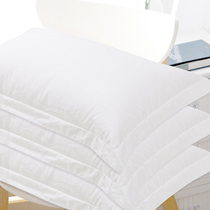 Cotton white pillowcase Hospital hotel hotel beauty salon white satin thickened white pillowcase 20