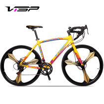 VISP 21 speed road bike variable speed road bike 700C men and women three knife wheel aluminum alloy road racing car