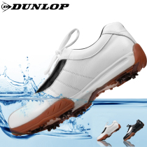 British DUNLOP official golf shoes mens cowhide golf breathable wear-resistant golf shoes
