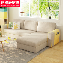 Sofa bed dual-use multi-function living room foldable double small apartment 1 8 meters storage net red model factory direct sales