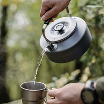 Kerman outdoor teapot self-driving camping GLAMPING Wild Camp coffee maker Large capacity Kettle 4-5 People use