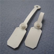 Jewelry Price Tag Gold White PVC Ring Snap Label Necklace Jewelry Blank Writing Hanging Tag