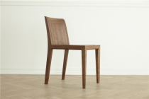 Comfort Wood Furniture Iron Han Chair Brief Design Mortice Black Walnuts Hard Maple Wood Wax Oil
