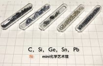 Glass-sealed carbon group element carbon Silicon germanium tin-lead