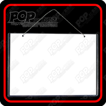 Blank business house handwritten listing notice board can write DIY hand-painted price advertising self-writing board