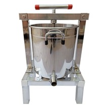 Stainless steel honey press with outer barrel fully enclosed household press distiller grain dumpling stuffing Manual Juicer