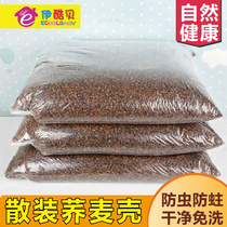 Buckwheat skin pillow bulk 10 kg whole buckwheat shell core adult filling cervical pillow single buckwheat wholesale