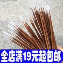 Su Sheng pure wolf stroke pen hook pen log red rod stroke hook pen chalk 131202