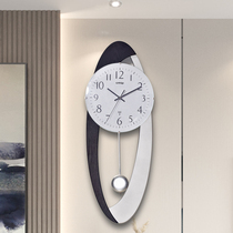 He gas wall clock modern fashion living room radio movement clock silent home light luxury quartz clock wall clock