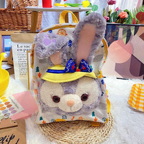 Summer star Dai Lu shoulder bag plush cartoon cute Shi Daila rabbit rucksack big schoolbag student girl